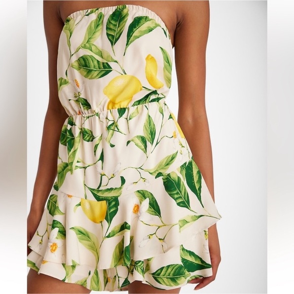 NWT Express Lemon Floral Romper - Picture 12 of 12